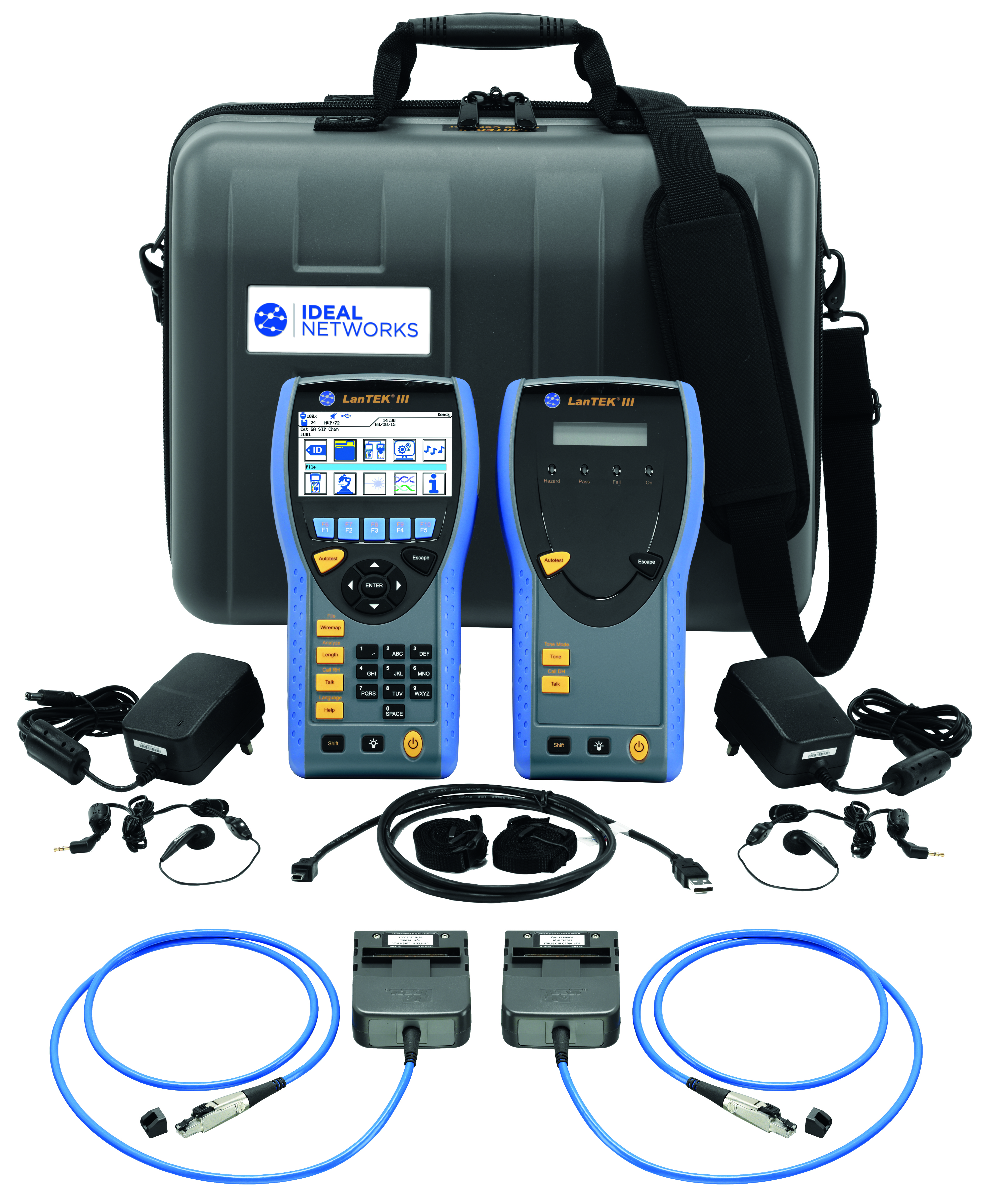 LanTEK III 1000 miernik certyfikacyjny kat. 7A/7/6A/6/5E